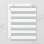 Grijze streepjes wijzigen in om het even welke kle briefkaart (Voorkant / Achterkant)