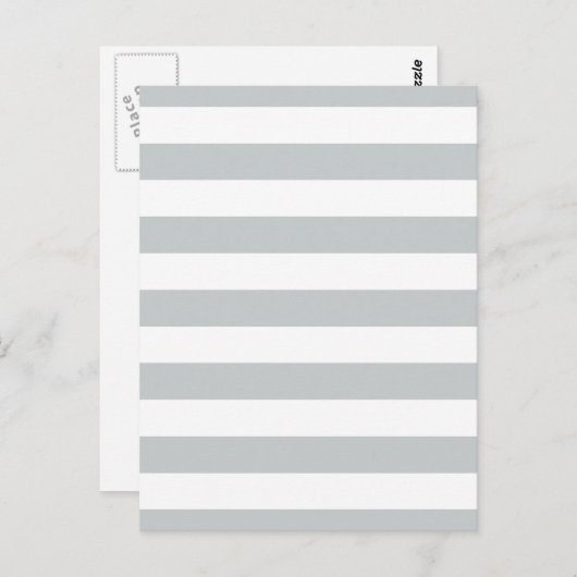 Grijze streepjes wijzigen in om het even welke kle briefkaart (Voorkant / Achterkant)