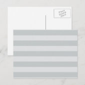 Grijze streepjes wijzigen in om het even welke kle briefkaart (Voorkant / Achterkant)