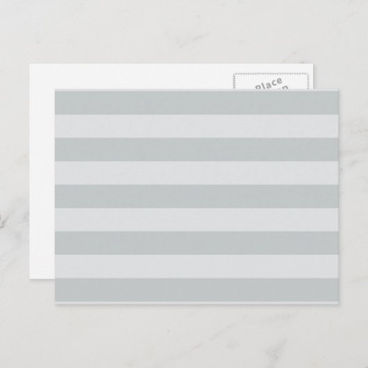 Grijze streepjes wijzigen in om het even welke kle briefkaart (Voorkant / Achterkant)