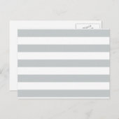 Grijze streepjes wijzigen in om het even welke kle briefkaart (Voorkant / Achterkant)