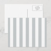 Grijze streepjes wijzigen in om het even welke kle briefkaart (Voorkant / Achterkant)