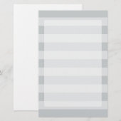 Grijze streepjes wijzigen in om het even welke kle briefpapier (Voorkant / Achterkant)