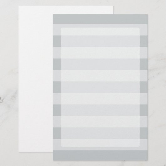 Grijze streepjes wijzigen in om het even welke kle briefpapier (Voorkant / Achterkant)