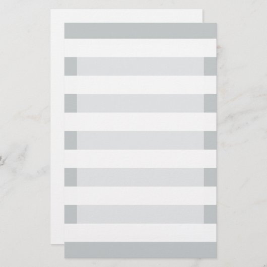 Grijze streepjes wijzigen in om het even welke kle briefpapier (Voorkant / Achterkant)