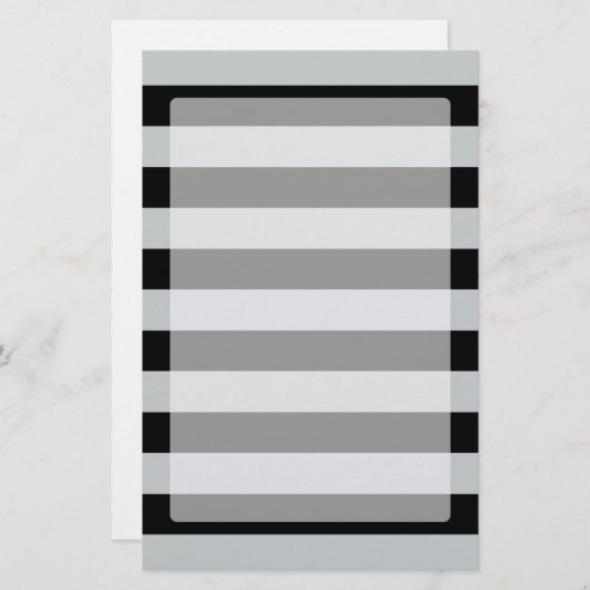 Grijze streepjes wijzigen in om het even welke kle briefpapier (Voorkant / Achterkant)