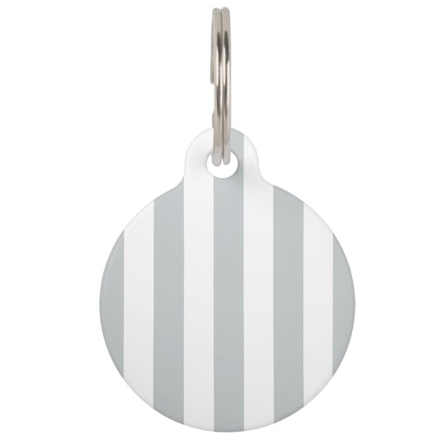 Grijze streepjes wijzigen in om het even welke kle huisdierpenning (Voorkant)