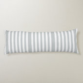 Grijze streepjes wijzigen in om het even welke kle lichaamskussen (Achterkant)