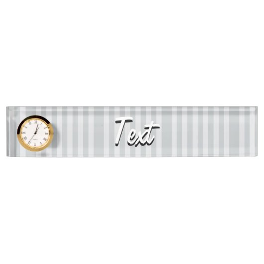 Grijze streepjes wijzigen in om het even welke kle naambordje (Voorkant)