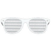 Grijze streepjes wijzigen in om het even welke kle retro zonnebril (Voorkant)