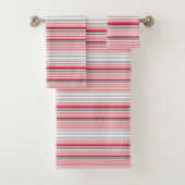 Grijze strepen bad handdoek (Insitu)