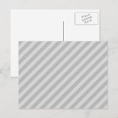 Grijze strepen. briefkaart (Voorkant / Achterkant)