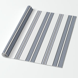 Grijze Strepen Cadeaupapier