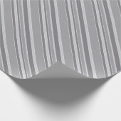 Grijze strepen cadeaupapier (Hoek)