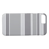 Grijze strepen Case-Mate iPhone case (Achterkant (Horizontaal))