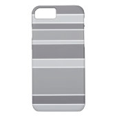 Grijze strepen Case-Mate iPhone case (Achterkant)