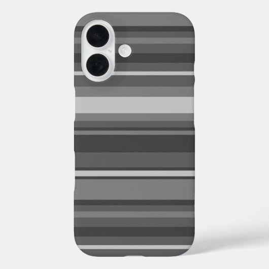 Grijze strepen Case-Mate iPhone case (Achterkant)