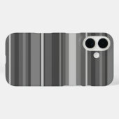 Grijze strepen Case-Mate iPhone case (Achterkant (horizontaal))