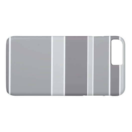 Grijze strepen Case-Mate iPhone case (Achterkant (Horizontaal))
