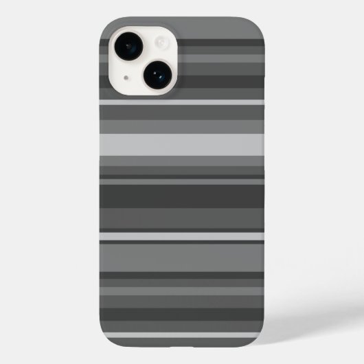 Grijze strepen Case-Mate iPhone case (Achterkant)