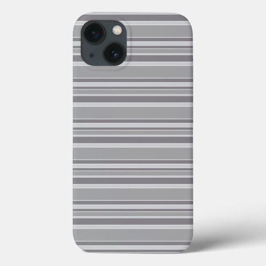 Grijze strepen Case-Mate iPhone hoesje (Achterkant)