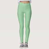 Grijze strepen en stippen modern ecologisch ontwer leggings (Voorkant)