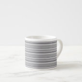 Grijze strepen espresso kop (Voorkant rechts)