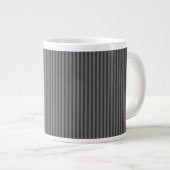Grijze Strepen Grote Koffiekop (Voorkant rechts)