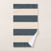 Grijze Strepen Houtskool Bad Handdoek (Handdoek)