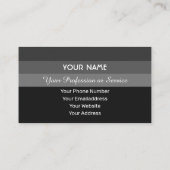 Grijze strepen internationale talen hallo visitekaartje (Achterkant)