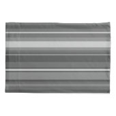 Grijze strepen kussensloop (Achterkant)