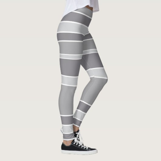 Grijze strepen leggings (Rechts)