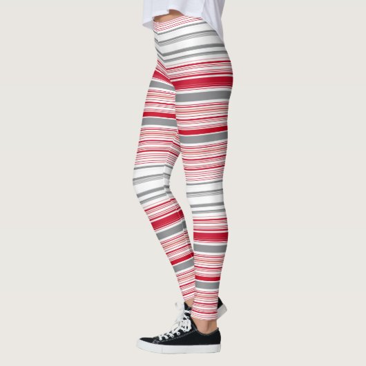 Grijze strepen leggings (Links)