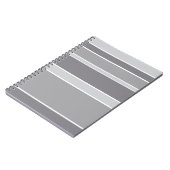 Grijze strepen notitieboek (Linkerzijde)