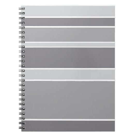 Grijze strepen notitieboek (Voorkant)