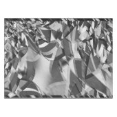 Grijze strepen op een zwart, drizzel afbeelding tafelkleed (Voorkant (Horizontaal))