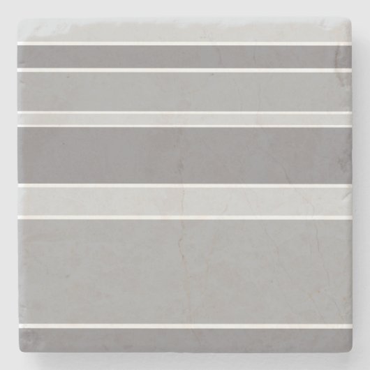 Grijze strepen stenen onderzetter (Voorkant)