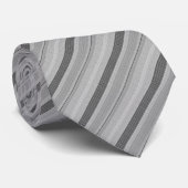 Grijze strepen stropdas (Opgerold)