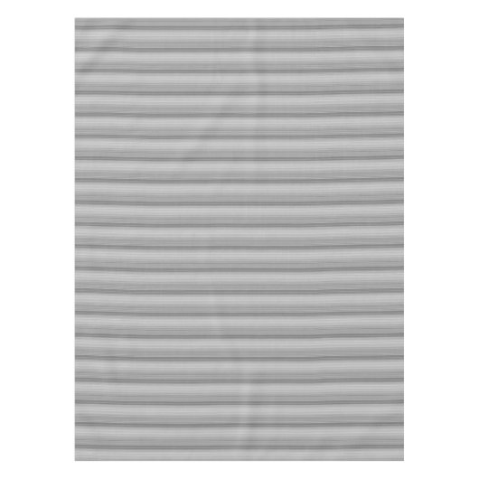 Grijze strepen tafelkleed (Voorkant)