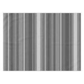 Grijze strepen tafelkleed (Voorkant (Horizontaal))