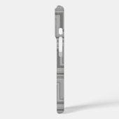 Grijze strepen trappen patroon Case-Mate iPhone case (Achterkant / Links)