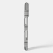 Grijze strepen trappenpatroon Case-Mate iPhone case (Achterkant / Rechts)