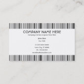 grijze strepen visitekaartje (Achterkant)