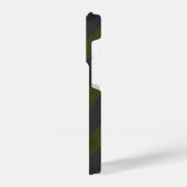 Grijze  strijklijnen iPhone hoesje (Linkerkant)