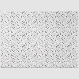 Grijze strikken en donkergrijze Stippen Tissuepapier