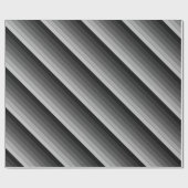 Grijze stripespatroonlegger cadeaupapier (Vlak)