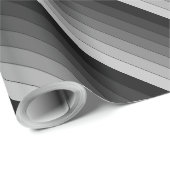 Grijze stripespatroonlegger cadeaupapier (Rol Hoek)