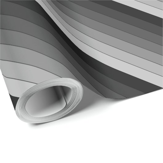 Grijze stripespatroonlegger cadeaupapier (Rol Hoek)