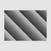 Grijze stripespatroonlegger tissuepapier (Voorkant)