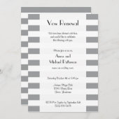 Grijze strips, lijnen, gestreept patroon, hernieuw kaart (Voorkant / Achterkant)